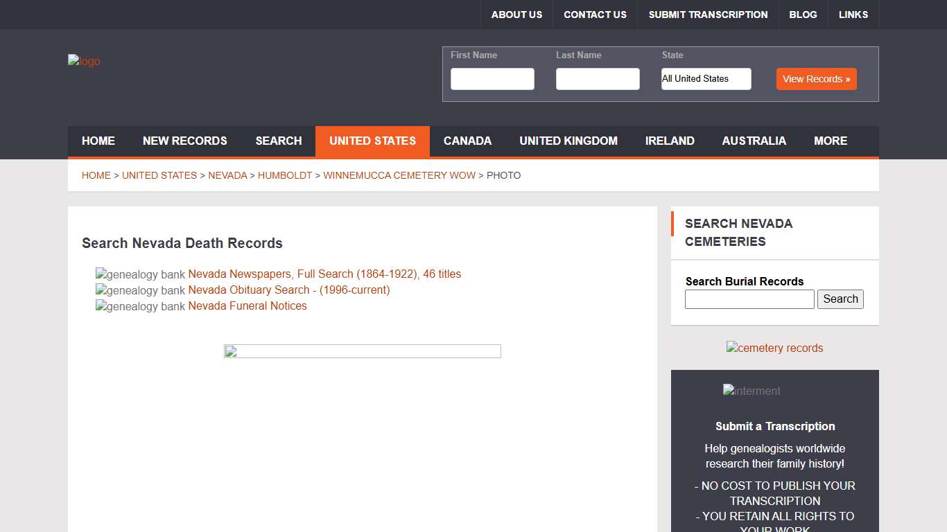 Winnemucca Cemetery - WOW - Humboldt County, Nevada