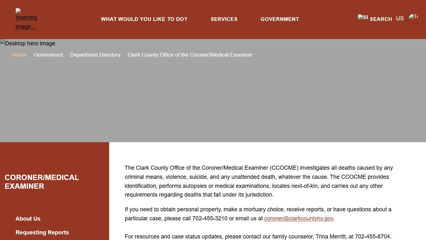 Clark County Office of the Coroner/Medical Examiner